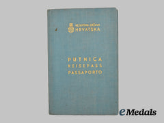 Croatia, Independent State. The Passport of General Milan Uzelac, Commander of the Austro-Hungarian Air Force
