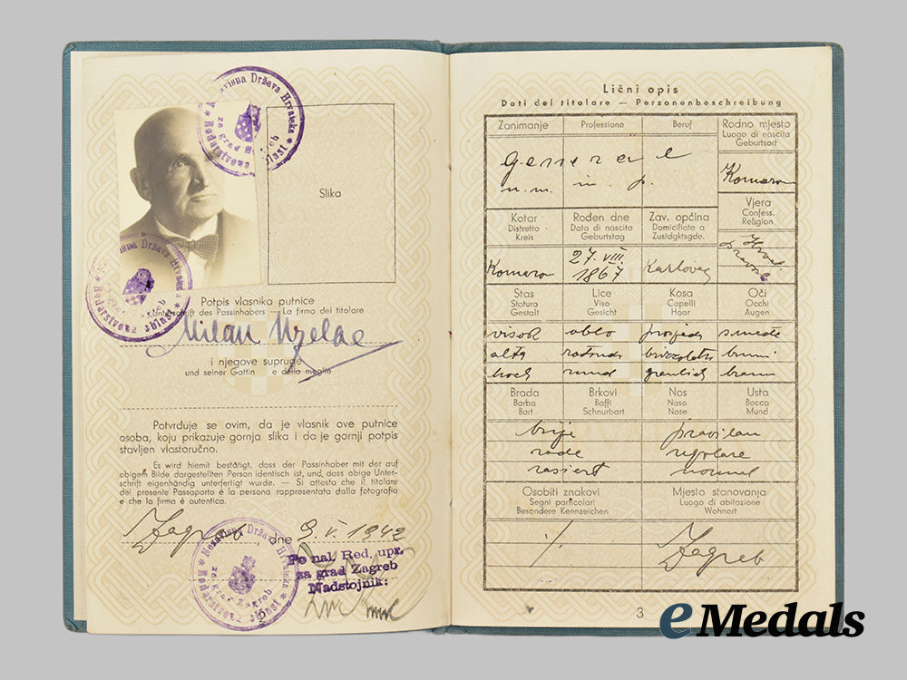 croatia,_independent_state._the_passport_of_general_milan_uzelac,_commander_of_the_austro-_hungarian_air_force___m_n_c9397