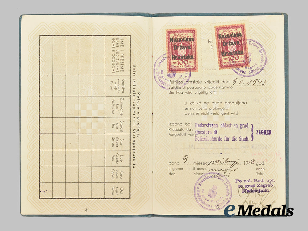 croatia,_independent_state._the_passport_of_general_milan_uzelac,_commander_of_the_austro-_hungarian_air_force___m_n_c9398