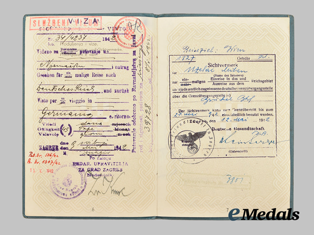 croatia,_independent_state._the_passport_of_general_milan_uzelac,_commander_of_the_austro-_hungarian_air_force___m_n_c9399