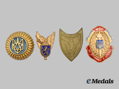 Ukraine, Republic. A Lot of Badges & Insignia