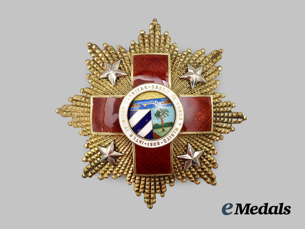 cuba,_republic._an_order_of_honour_and_merit_of_the_cuban_red_cross,_i_i_class_star,_c.1935___m_n_c9434