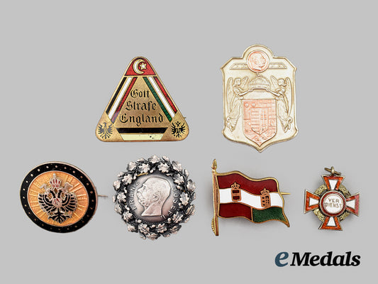 austria,_empire._a_lot_of_six_first_war_era_badges,_c.1915___m_n_c9439
