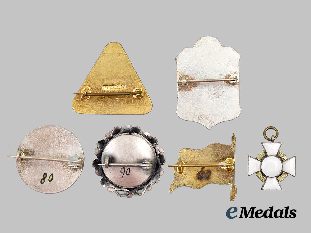 austria,_empire._a_lot_of_six_first_war_era_badges,_c.1915___m_n_c9441