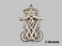 Denmark, Kingdom. A Rare King Frederick VIII Crowned Monogram Badge, c. 1906-1912