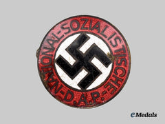 Germany, NSDAP. A Membership Badge, by Karl Wurster