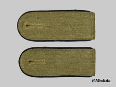 Germany, Third Reich. A Pair of Organisation Todt Construction Personnel Arbeitsmann Shoulder Straps