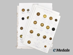 United Kingdom. A Collection of Regmental and Military Buttons
