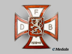 Finland, Republic. A Volunteer Brigade in Finland Against Russia Badge 1939-1940
