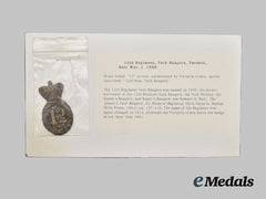 United Kingdom. A 12th Regiment, York Rangers Boer War Badge, c. 1900
