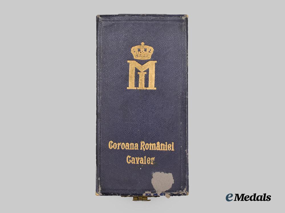 romania,_kingdom._an_order_of_the_romanian_crown,_knight’s_cross_with_case___m_n_c9600
