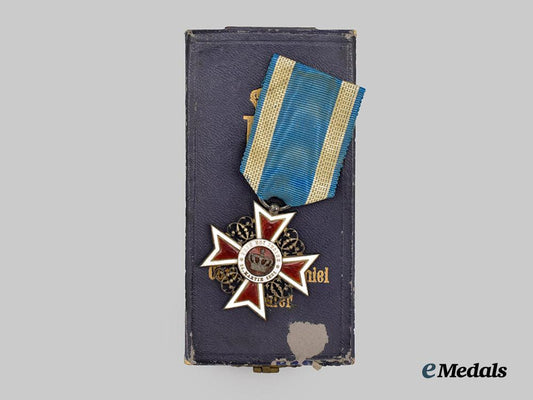 romania,_kingdom._an_order_of_the_romanian_crown,_knight’s_cross_with_case___m_n_c9603