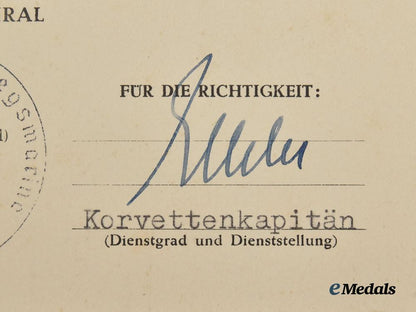 germany,_kriegsmarine._a_lot_of_award_documents_to_bezirkszollkommissar_hugo_rodaß___m_n_c9614