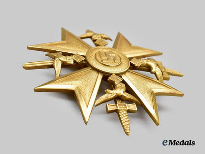germany,_federal_republic._a_spanish_cross_with_swords,_gold_grade_by_rudolf_souval,_exhibition_example_c.1960___m_n_c9615