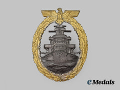 Germany, Kriegsmarine. A High Seas Fleet Badge, by Richard Simm & Söhne