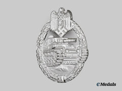 Germany, Wehrmacht. A Panzer Assault Badge, Silver Grade, by Rudolf Souval