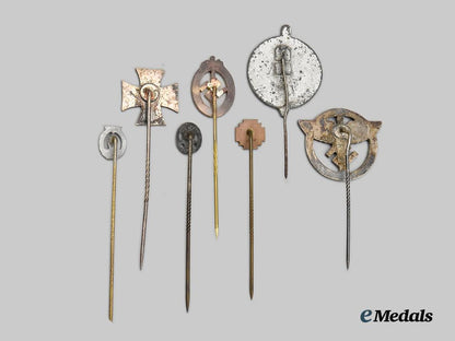 germany,_third_reich._a_mixed_lot_of_stick_pin_miniature_awards_and_membership_badges___m_n_c9667