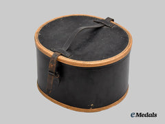 Germany, Third Reich. A Storage Case for an Officer’s Privately-Purchased Visor Cap, Owner-Named Example