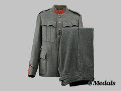 Switzerland, Federation. An Artillery Enlisted Man’s Service Tunic and Trousers