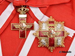 Spain, Fascist State. An Order Of Military Merit, Grand Cross Set with red distinction.