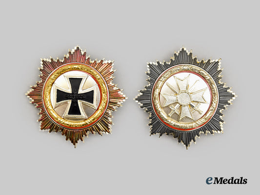 germany,_federal_republic._a_pair_of_german_crosses,_silver_and_gold_grades,1957_versions___m_n_c9805