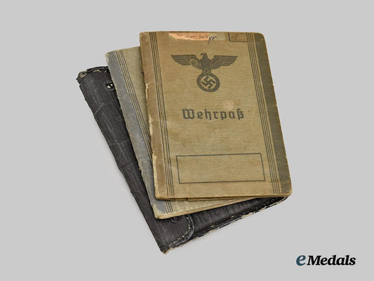 germany,_wehrmacht._a_mixed_lot_of_wehrpässe___m_n_c9843