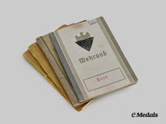 Germany, Wehrmacht. A Mixed Lot of Soldbücher and Wehrpässe
