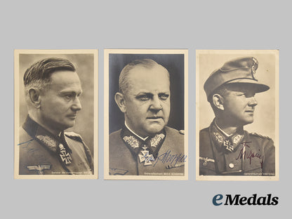 germany,_wehrmacht._a_mixed_lot_of_signed_knight’s_cross_recipient_postcards___m_n_c9896