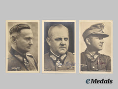 Germany, Wehrmacht. A Mixed Lot of Signed Knight’s Cross Recipient Postcards