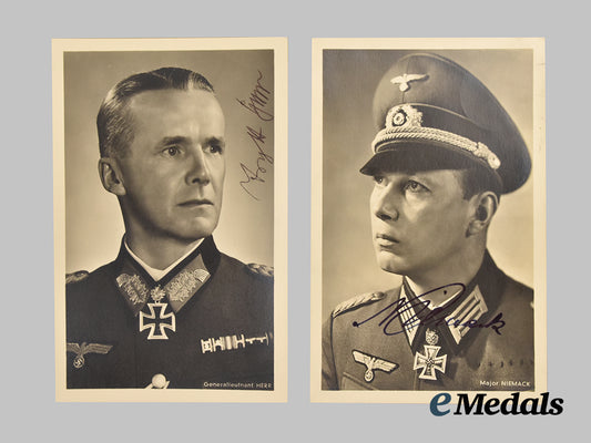 germany,_wehrmacht._a_pair_of_signed_knight’s_cross_recipient_postcards___m_n_c9902