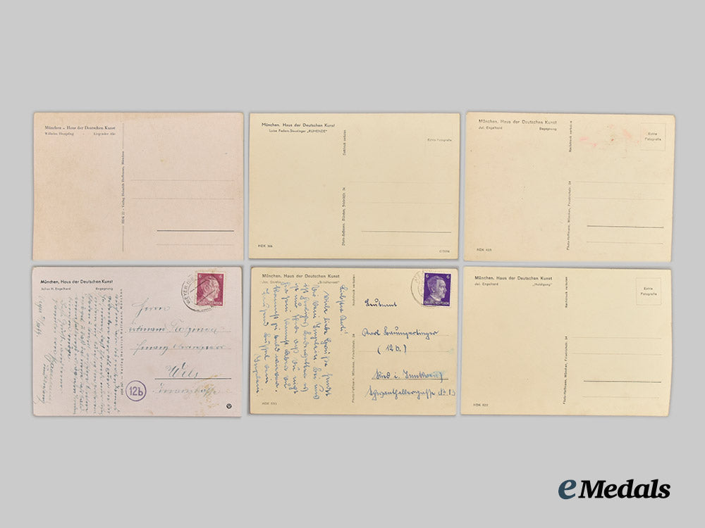 germany,_third_reich._a_mixed_lot_of_house_of_german_art_exhibit_postcards___m_n_c9940
