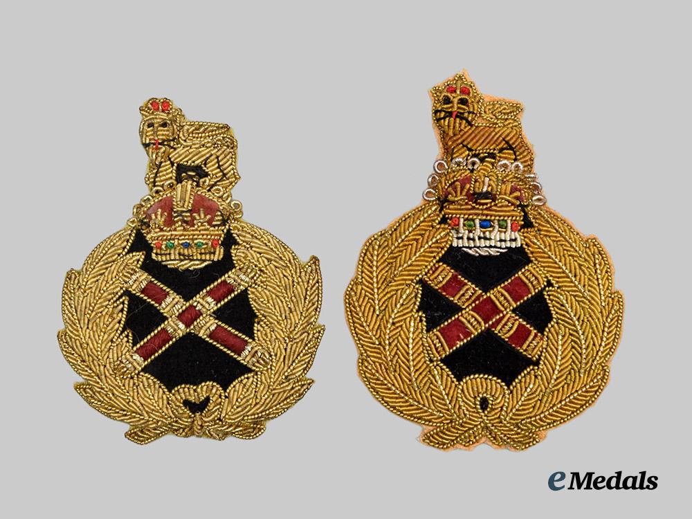 United Kingdom. Two British Army Field Marshal's Cap Badges – eMedals