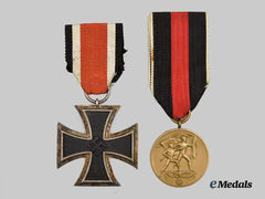 Germany, Wehrmacht. A Pair of Service Awards