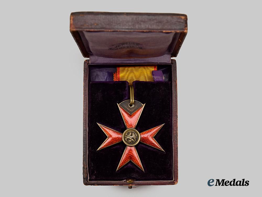 mecklenburg-_schwerin,_grand_duchy._an_order_of_the_griffin,_commander’s_cross_with_case,_by_heinrich_rose___m_n_c9968