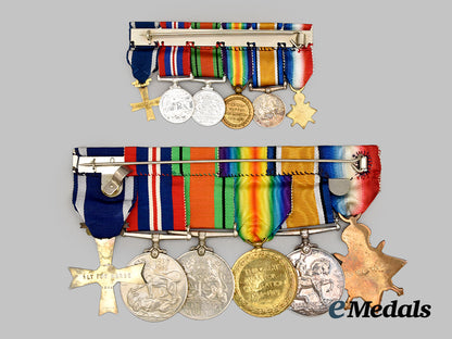 united_kingdom._a_medal_bar_with_norwegian_haakon_v_i_i_cross_of_freedom_to_kommandorkaptein_lockhart_cox,_royal_navy,1947___m_n_c9998