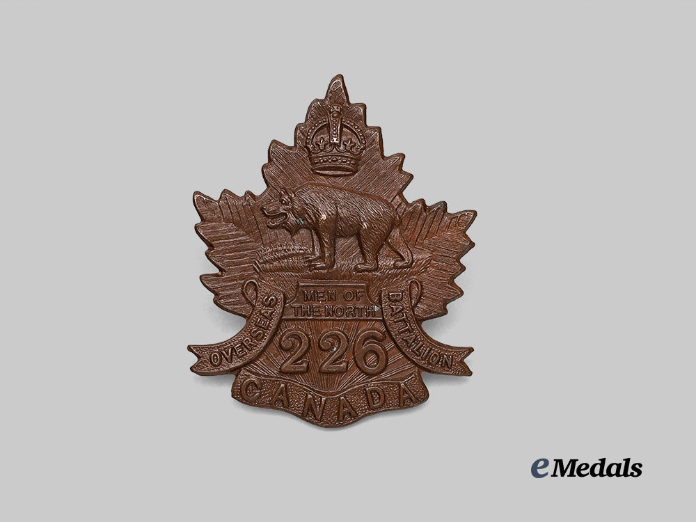 canada,_c_e_f._a226th_infantry_battalion"_men_of_the_north"_cap_badge_e_medals__c7270_2