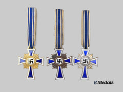 Germany, Third Reich. A Lot of Honour Crosses of the German Mother, All Grades