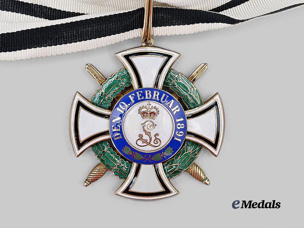 hohenzollern,_dynasty._a_house_order_of_hohenzollern,_honour_commander's_cross_with_swords,_c.1917_e_medals__g62930_5
