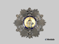 Italy, Kingdom of Two Sicilies. A Royal Order of Saint Ferdinand and of Merit, Grand Cross Breast Star, in Gold, c. 1805
