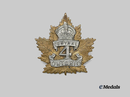 canada,_c_e_f._a4th_battalion‘_central_ontario’_cap_badge_e_medals__c7536_2
