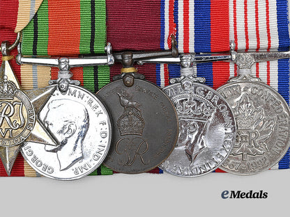 canada,_commonwealth._a_second_war_medal_bar_with_newfoundland_service_medal_to_e._j._hall,_chief_petty_officer2nd_class_e_medals__c7696_3