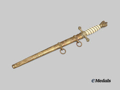 Germany, Kriegsmarine. An Officer’s Dress Dagger, Refurbished Example, by Clemen & Jung