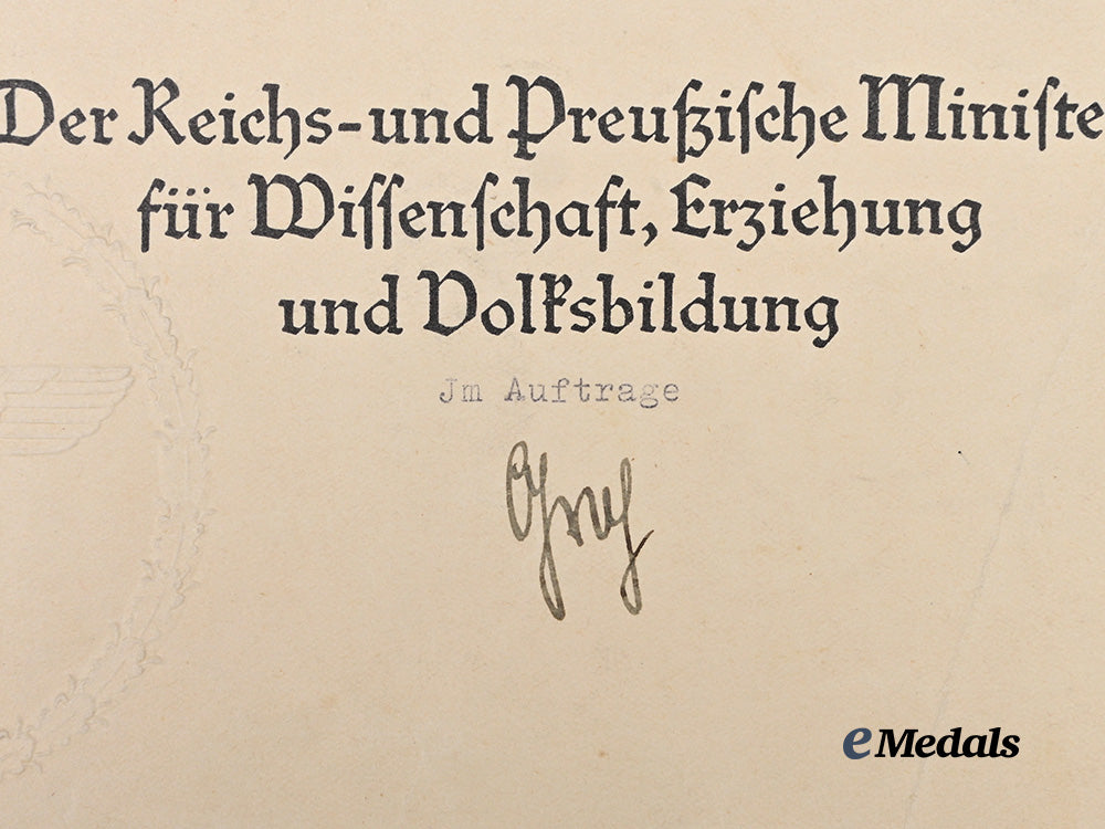 germany,_third_reich._a_pair_of_professional_documents_to_hauptmann_der_reserve_dr._arthur_lüttringhaus,_with_hermann_göring_signature_e_medals__m0044-293_7