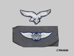 Germany, Third Reich. A Pair of Insignia for Luftwaffe and Luftschutz Personnel