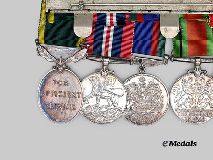 canada,_commonwealth._a_second_war_medal_bar_to_a/_q._m._s._j._j_evered,_r._c._a._m._c._e_medals__c7699_7