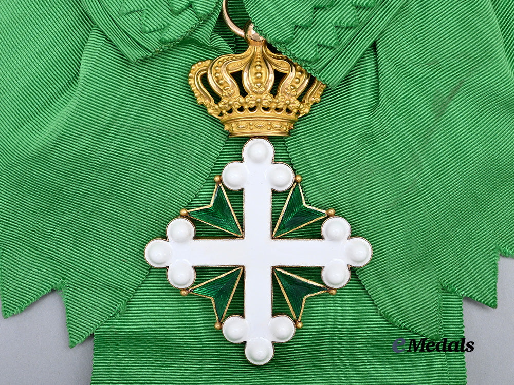 italy,_kingdom._an_order_of_st._lazarus_and_st._maurice,_grand_cross_set,_in_gold_e_medals__e_u24446_4