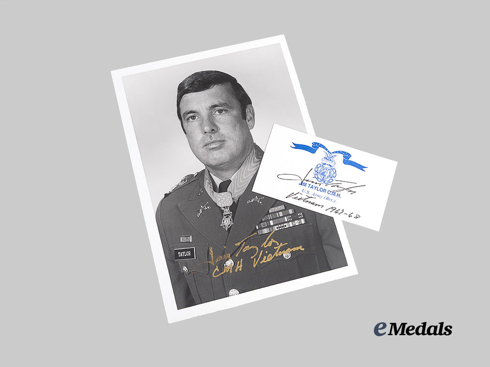 united_states._a_signed_photograph_of_vietnam_war_congressional_medal_of_honor_recipient,_captain(_armor)_james_allen_taylor_e_medals__w8673_2