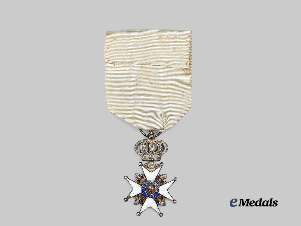 france,_napoleonic_kingdom._a_decoration_of_the_lily,_reduced_silver_cross,_c.1820_e_medals__e_u24799_2