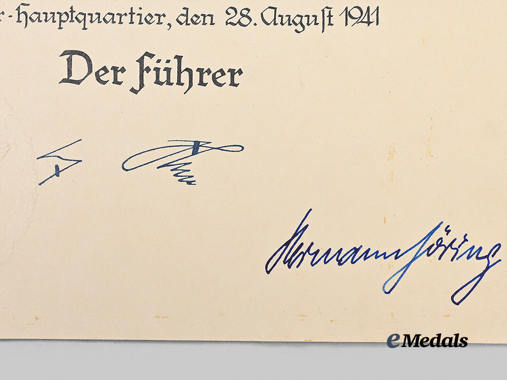 germany,_third_reich._a_pair_of_professional_documents_to_hauptmann_der_reserve_dr._arthur_lüttringhaus,_with_hermann_göring_signature_e_medals__m0044-293_5