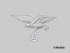 Belgium, VNV. A Flemish Factory Guard Cap Eagle